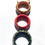 Thumbnail: holiday charm wood & resin bangle stack