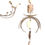 Thumbnail: queen of the rising sun desert jasper & bone neckpiece /belt