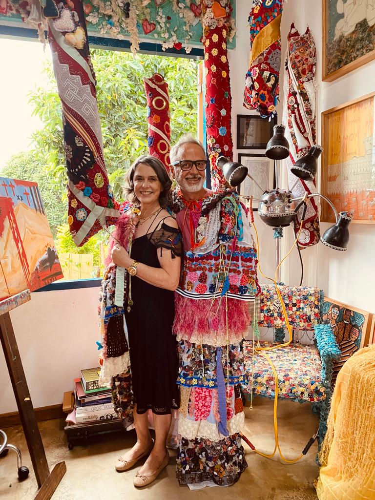Moda que inspira arte.