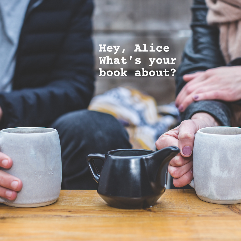 Coffee and conversations about a book.