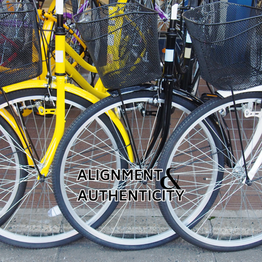 Alignment, Authenticity & Bicycles?