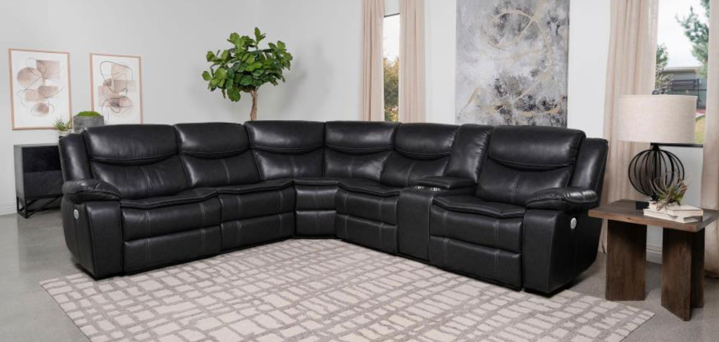 Sycamore Upholstered Power Reclining Sectional Sofa