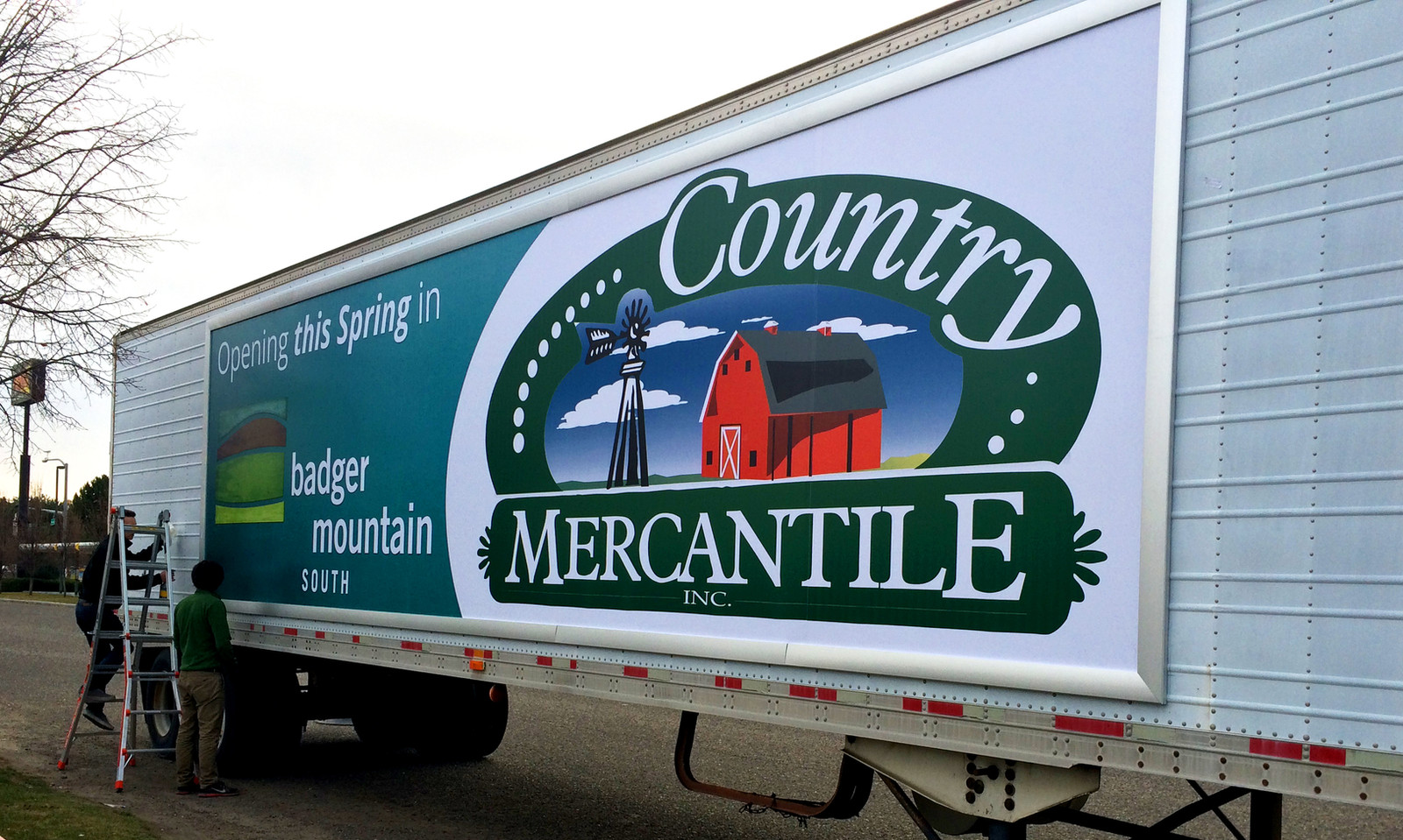 Metal Frame Truck Banner