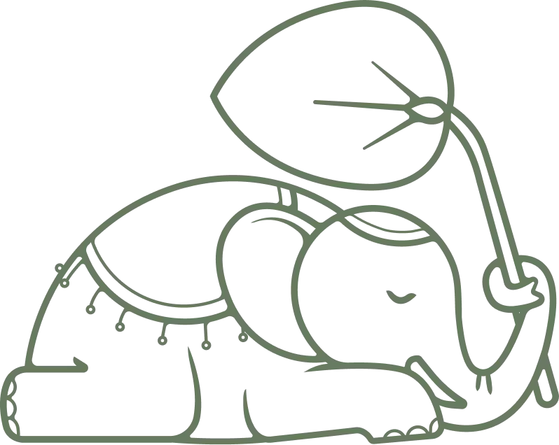 The Sleepy Elephant logo