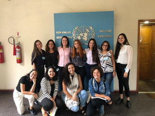 Alunas de RI UFF no UNIC Rio - Evento "Mulheres e os ODS"