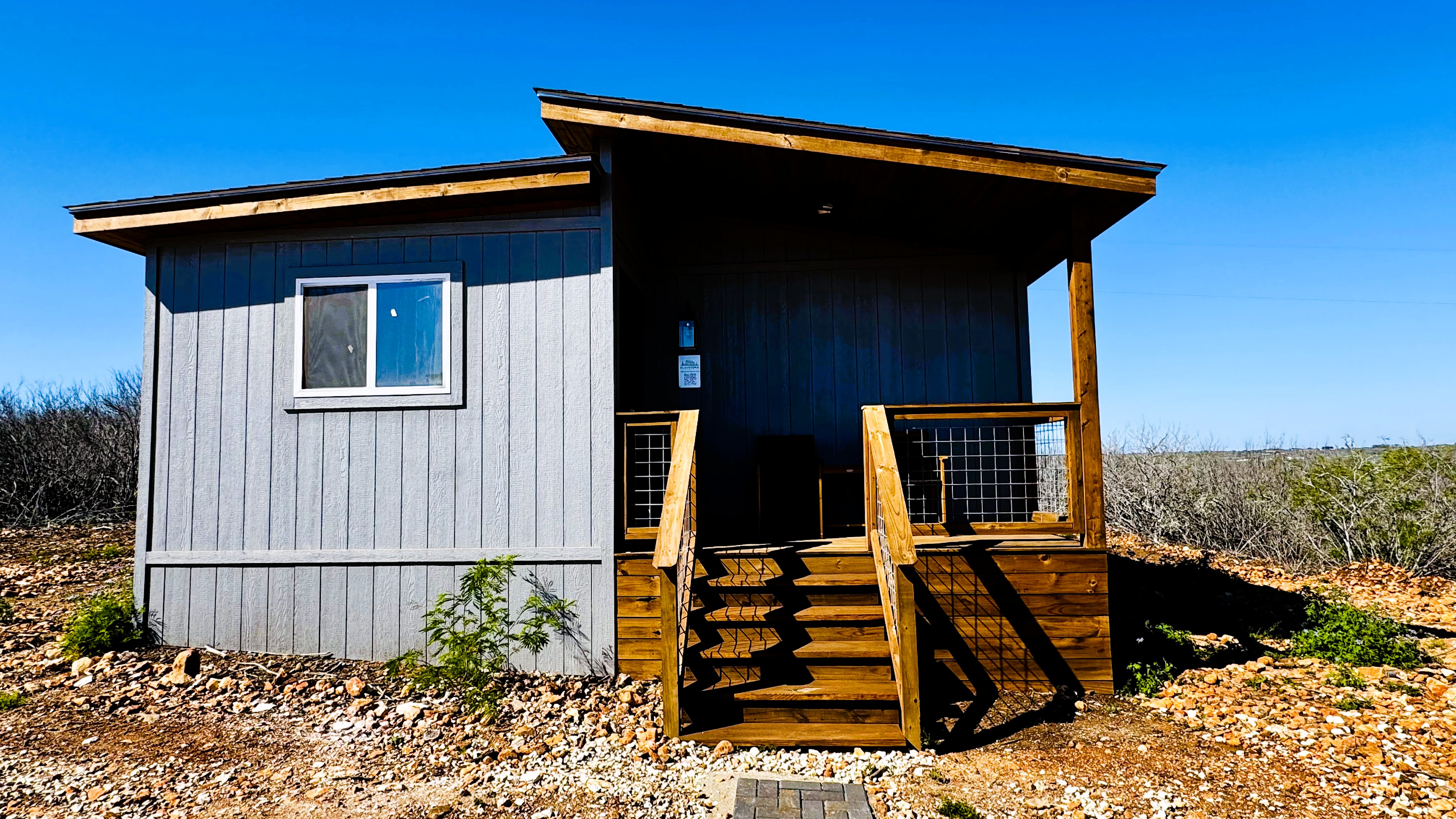 Claystone Cabin rental at 22 Eleven Resort, Devine TX