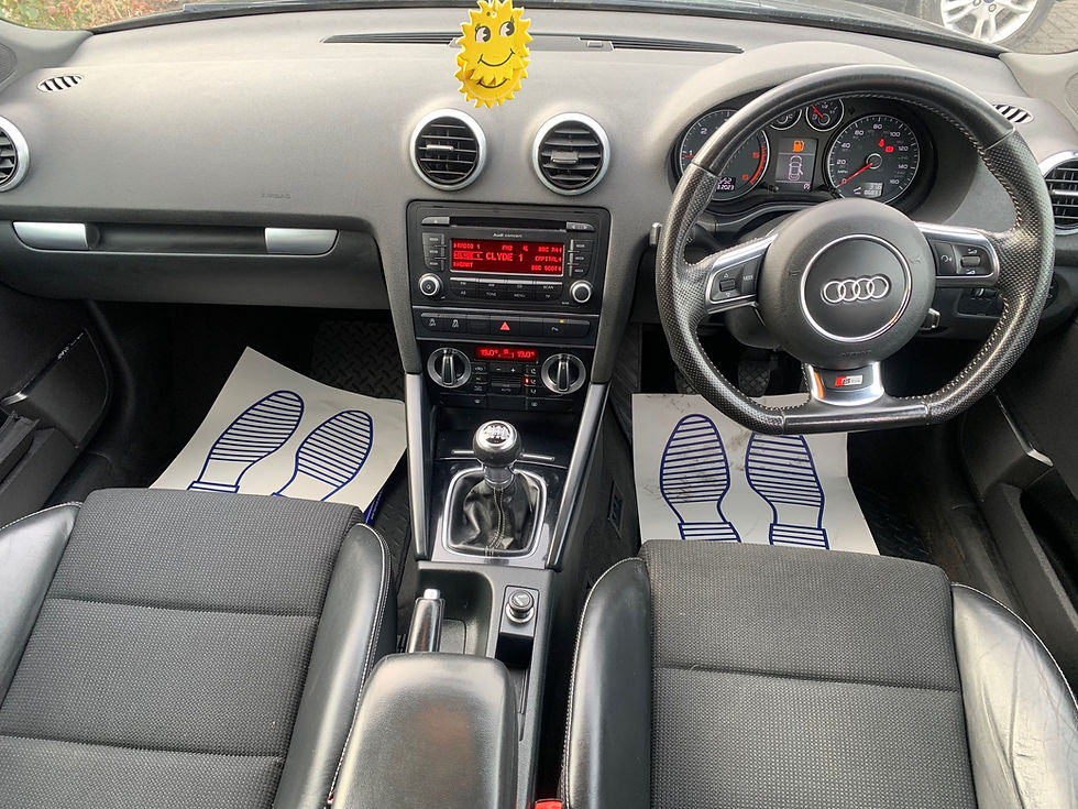Thumbnail: 2011 (61)  AUDI A3 2.0 TDI S-LINE BLACK EDTITION 5DR, ONLY 86800 MILES ** SOLD *