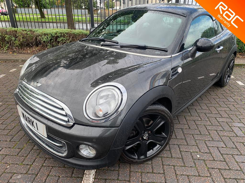 2012 MINI COOPER 1.6 COUPE 2DR, ONLY 74800 MILES, 2 KEYS, FULL YEARS MOT & SERVI