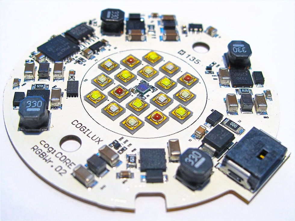 LED-Platine coqi CORE RGBwr.02 mit COGILUX