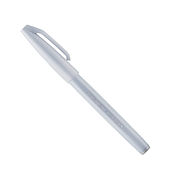 Pentel Arts Brush Sign Pen - Light Grey