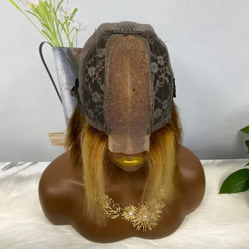 Thumbnail: SDD 2*6 BOB Wig Human Hair Straight Color P4/27#