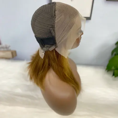 Thumbnail: 13*4 BoB Wig Straight Wigs Color T4/30/4# 250% Density