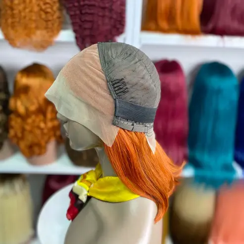 Thumbnail: 13*4 BoB Wig Straight Wigs Color 350# 250% Density