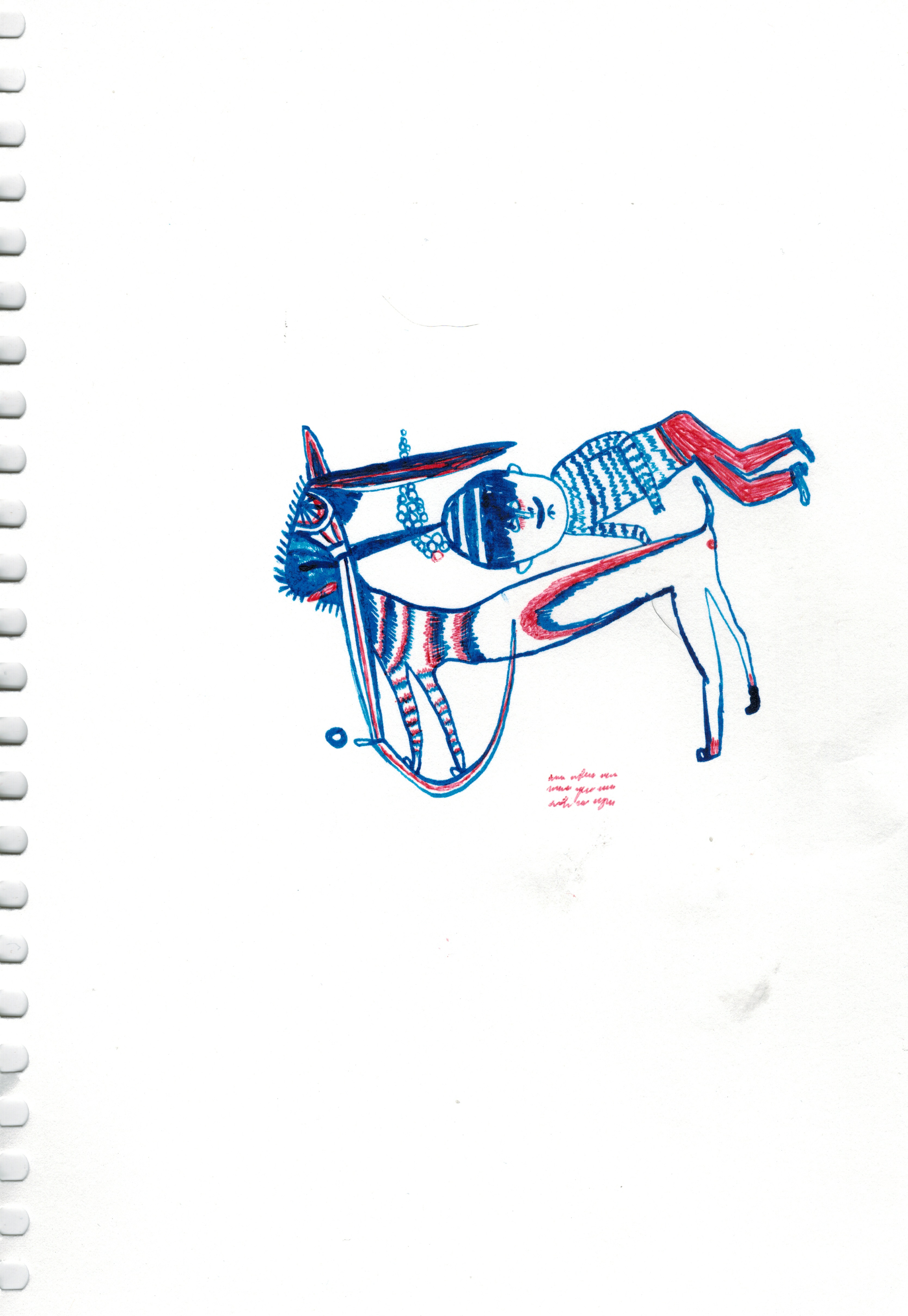 21x14,8, ink, color pen
