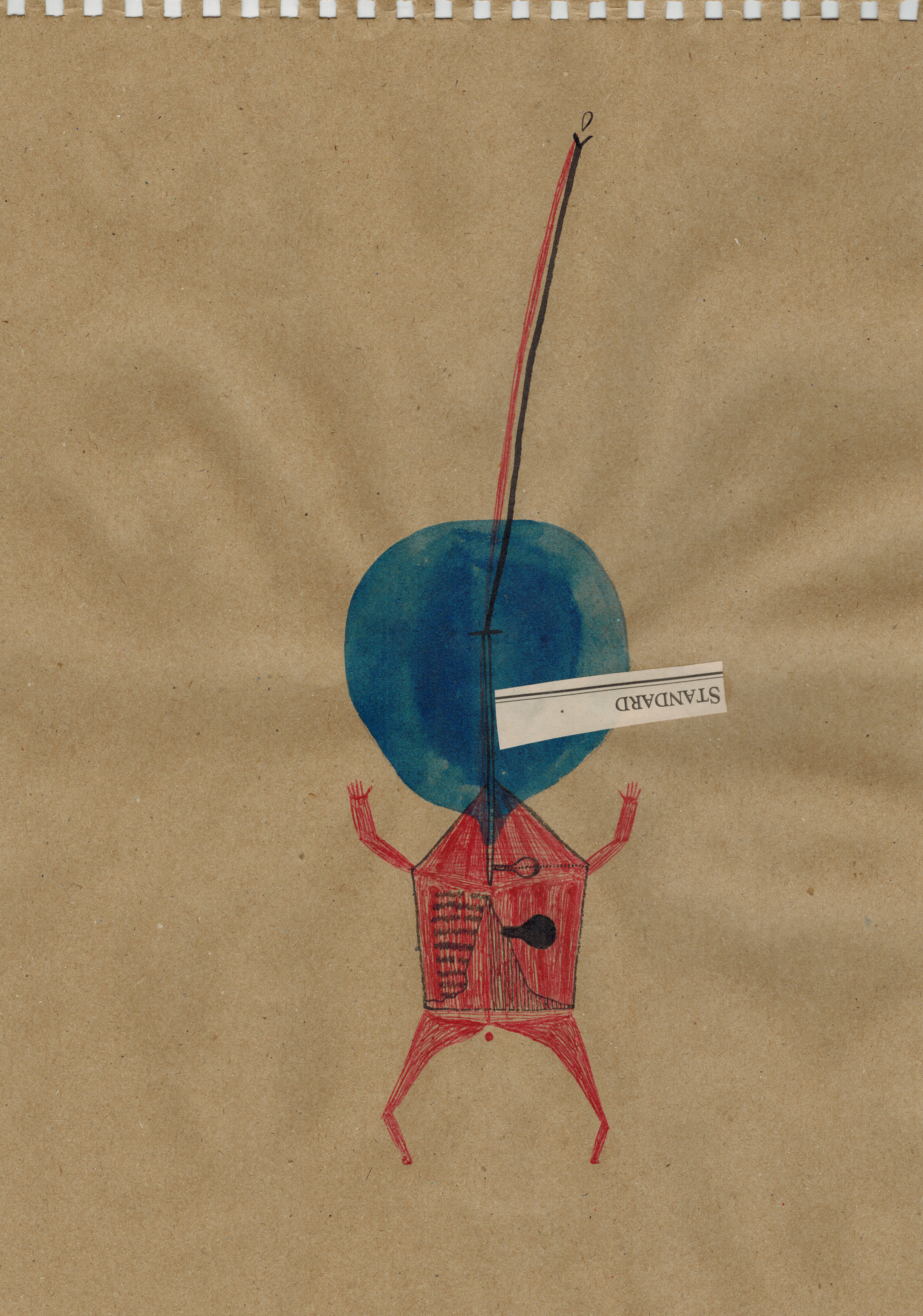 21x29,7, ink, collage
