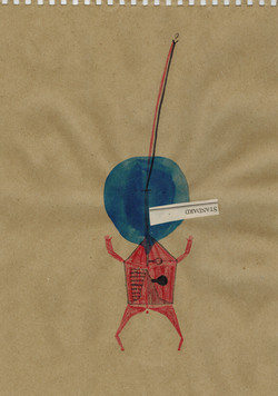 21x29,7, ink, collage