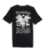 Back of black t-shirt that has the creature from Revelation on it.  Below the creature is the verse Revelation 4:8b.