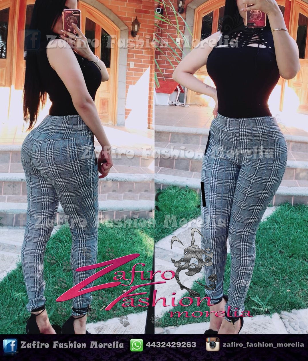 Pantalon costillero Color gris