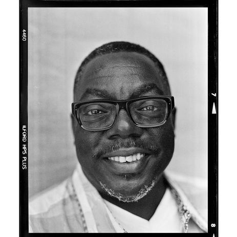 Cyrus Chestnut black and white portrait