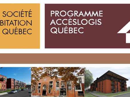 Programme AccèsLogis - L’habitation communautaire pousse un soupir de soulagement