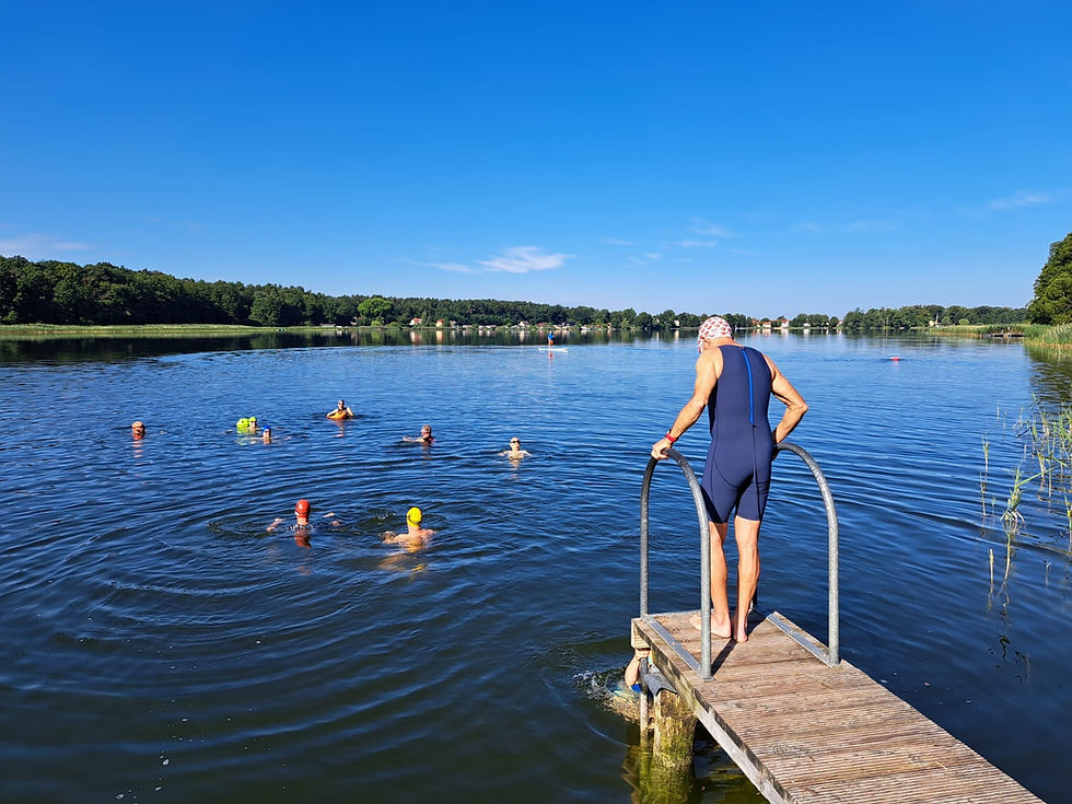 Bei sommerlichen Temperaturen eine schöne Abkühlung