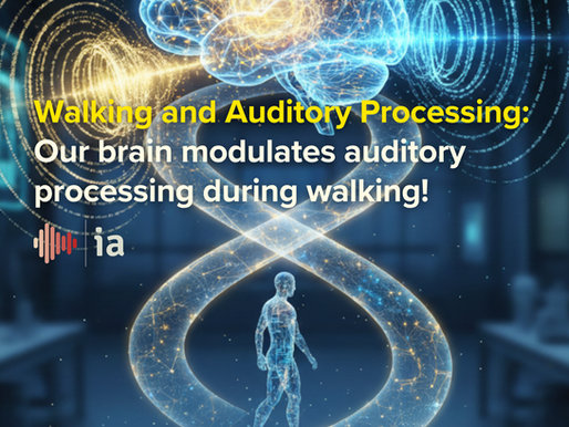 Our Brain Modulates Auditory Processing During Walking!