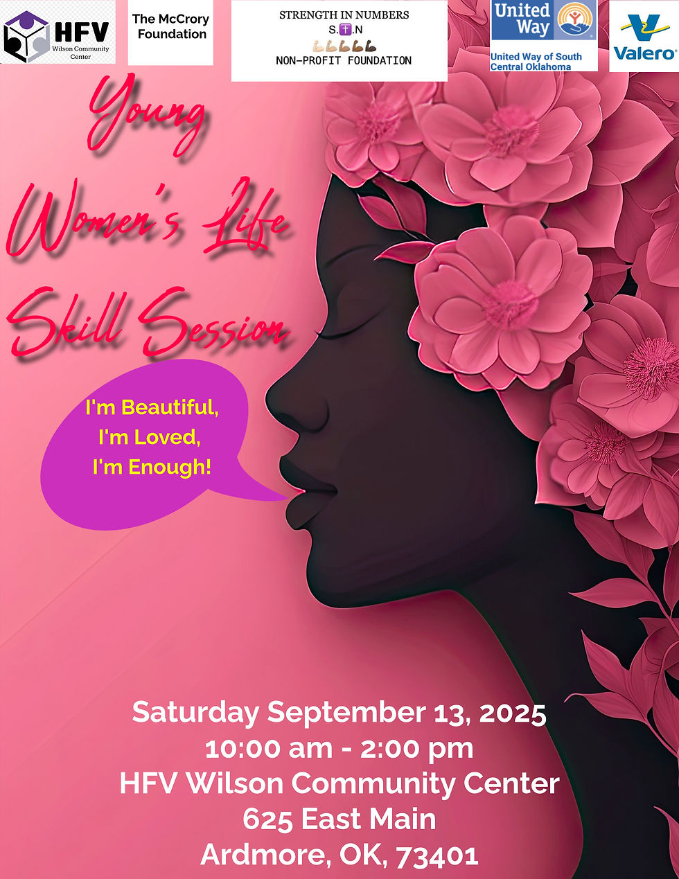 Young Women/ Young Men Life skills Session 