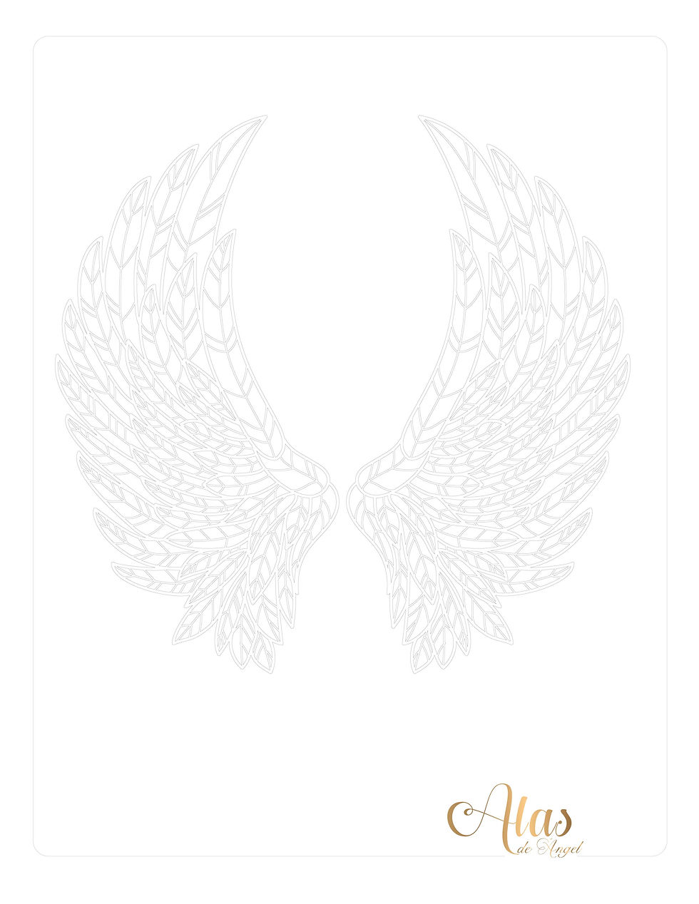 Miniatura: Alas de Ángel - Libro digital de dibujo