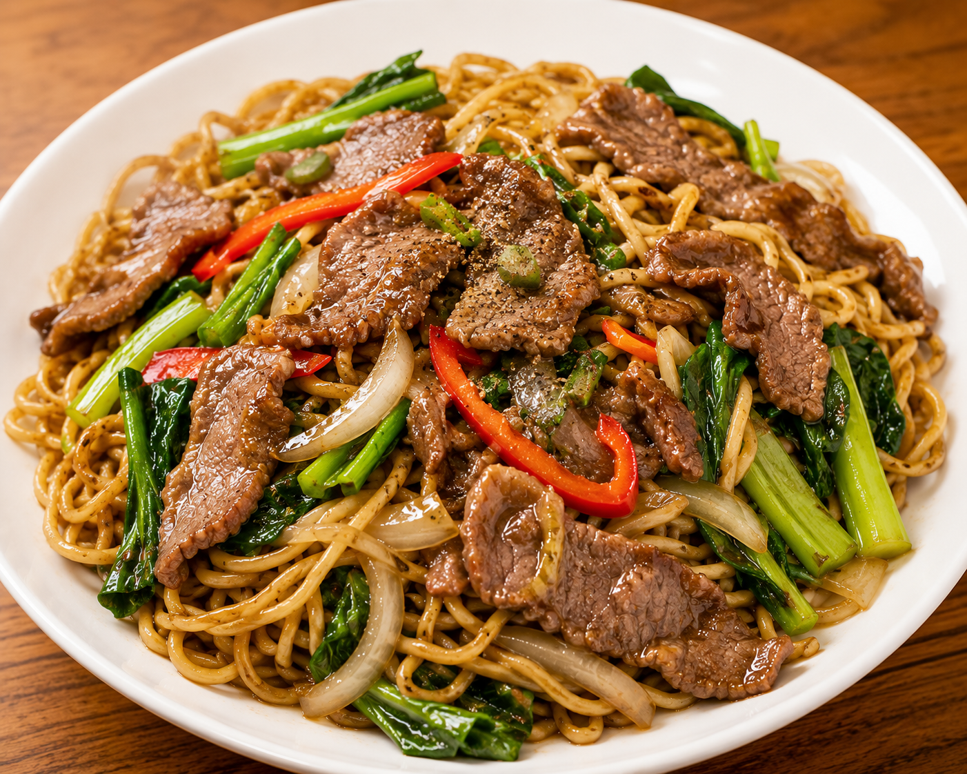 Mì xào bò