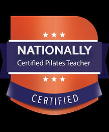 Graphic of Nationally Certified Pilates Teacher Seal