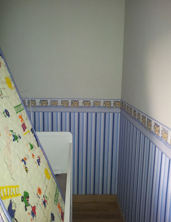 colocação papel de parede