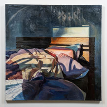 Rise oil on linen 38x38