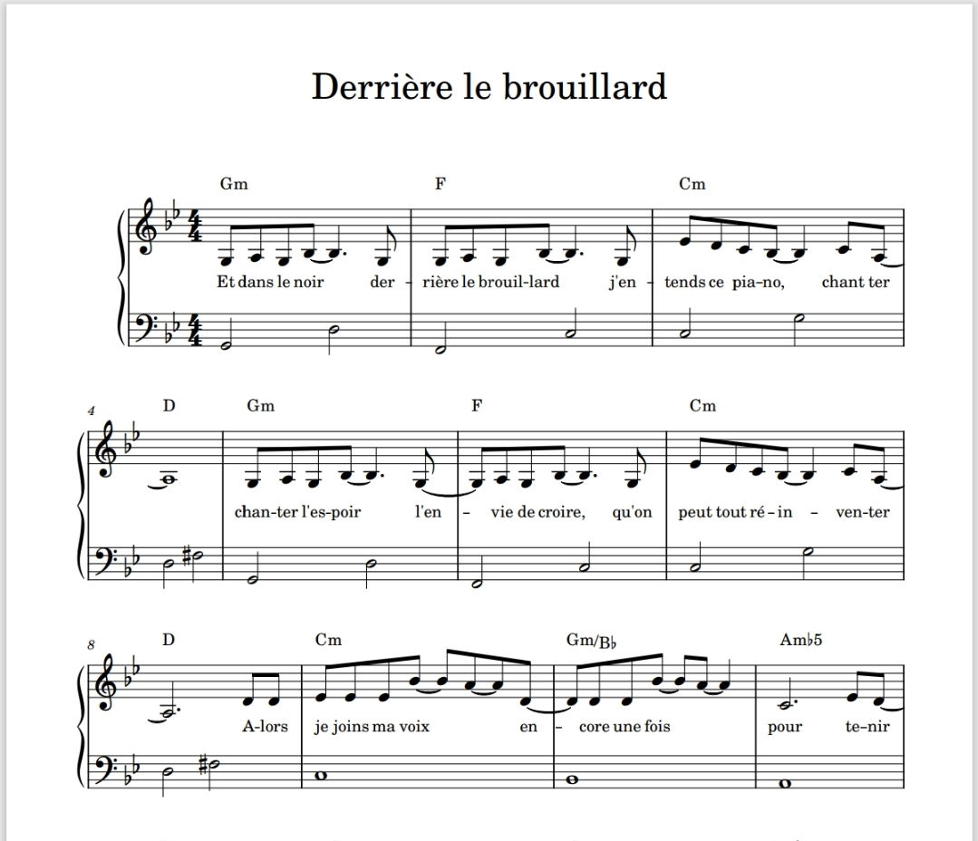 Derrière le brouillard – Grand Corps Malade et Louane