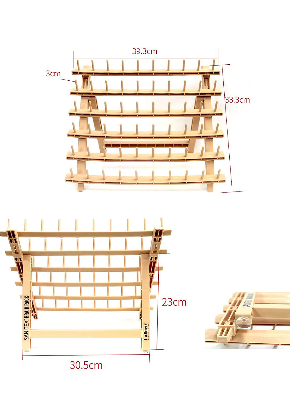 Thumbnail: Sanitex Foldable Self Standing Braid Rack