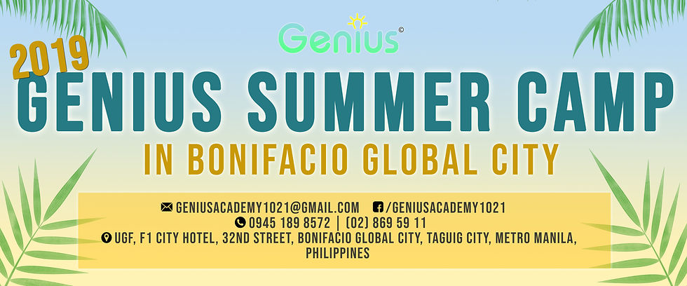 GENIUS SUMMER CAMP TARP copy