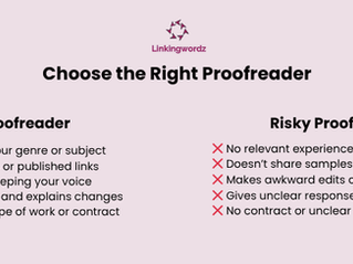 Checklist for Choosing the Right Proofreader