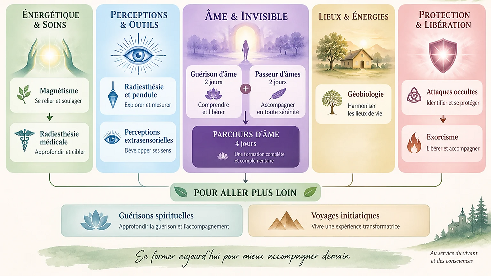 Schéma des formation magnétisme