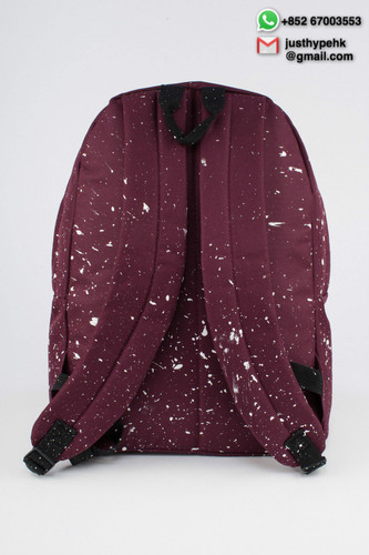 英國正品HYPE BURGUNDY WITH WHITE SPECKLE BACKPACK香港HYPE酒紅白色