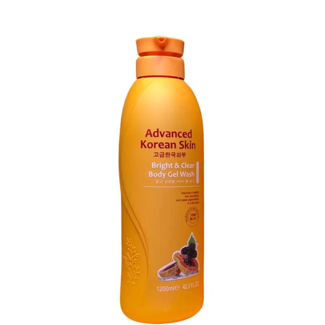 Advanced Korean Skin Bright & Clear Body Gel Wash - 1200ml