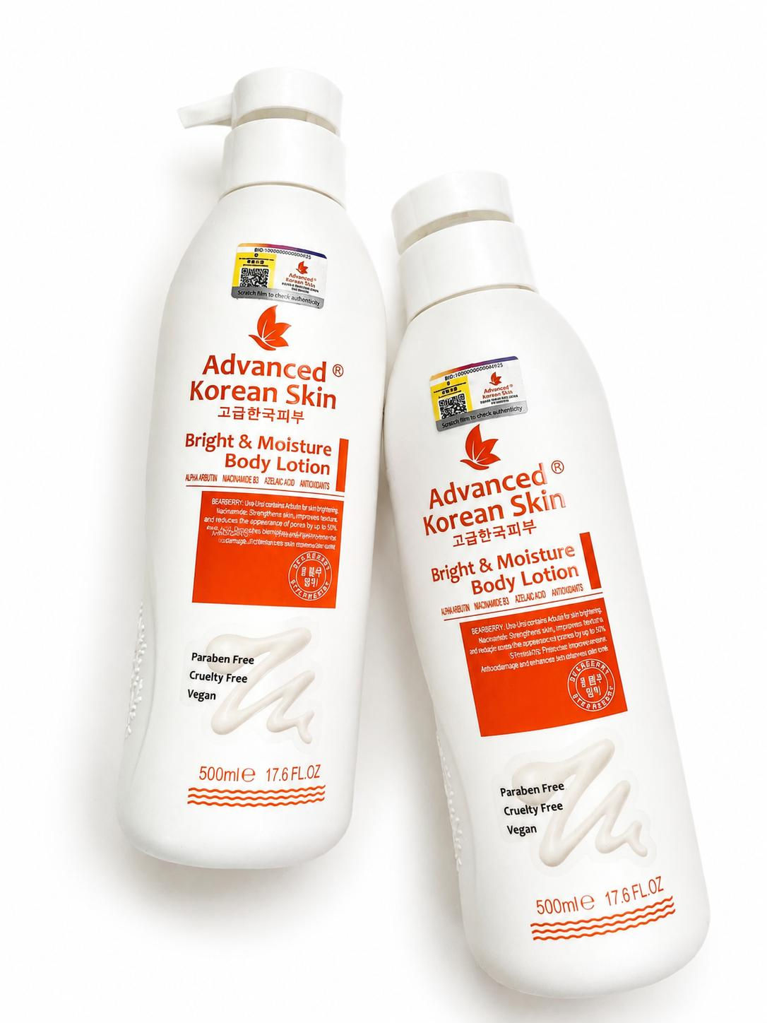 Advanced Korean Skin Bright & Moisture Body Lotion 500ml