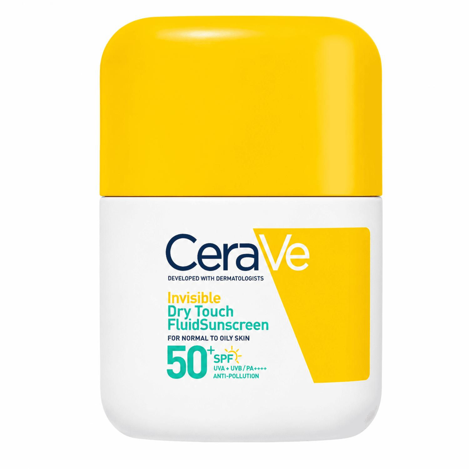 Cerave Invisible Dry Touch Fluid Sunscreen Spf 50+ 50ml