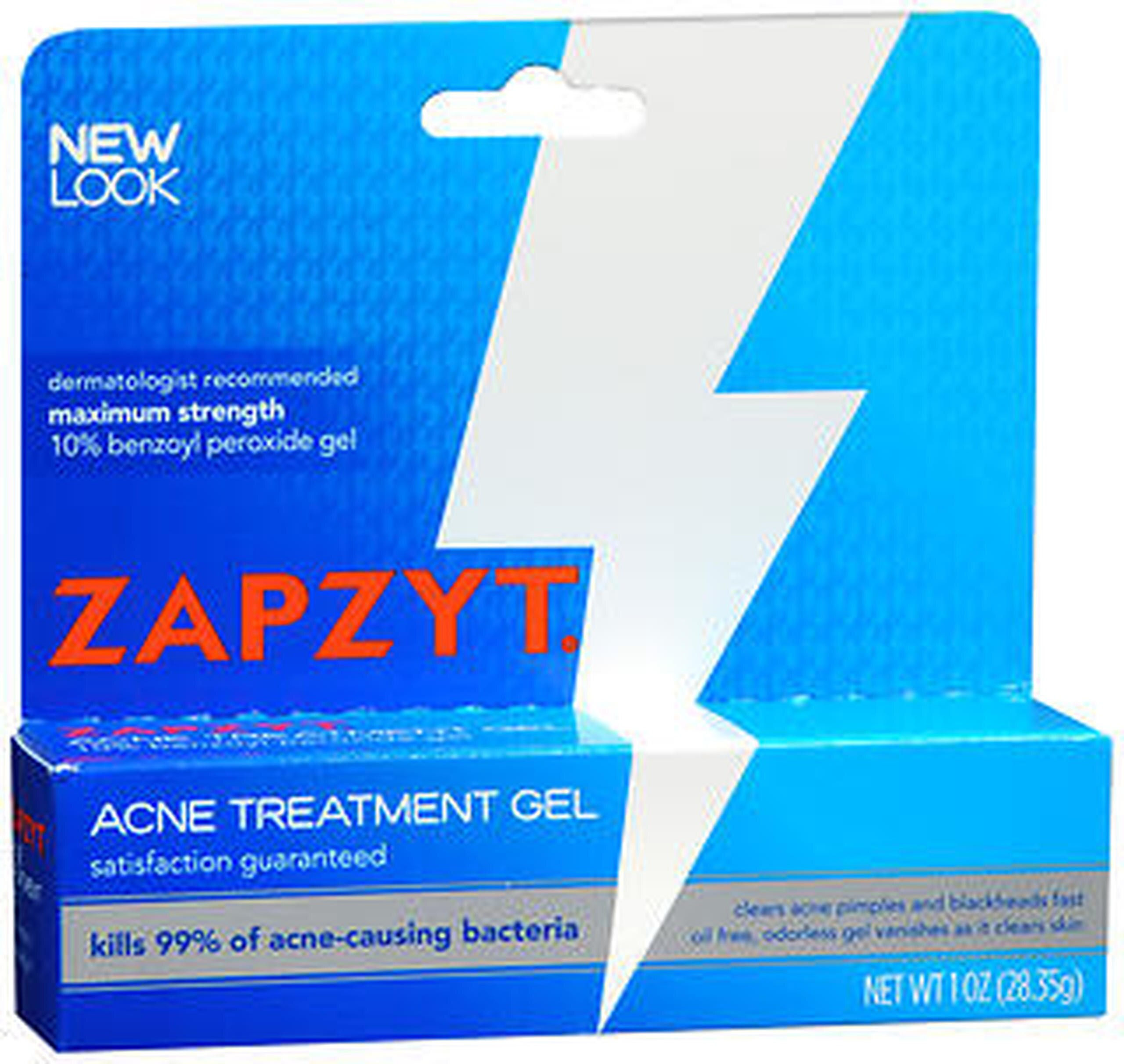 Zapzyt Acne Treatment Gel, Maximum Strength - 1 oz