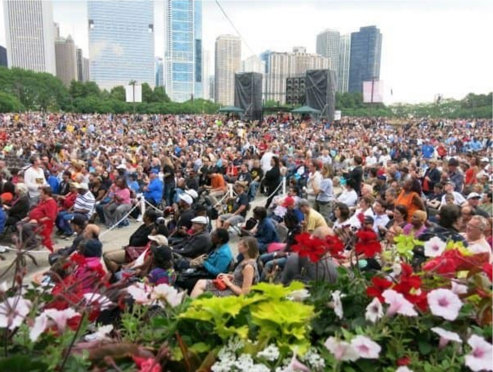 Chicago Blues Festival At Grant Park Chcicago