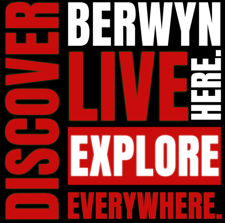 Discover Berwyn community logo mark