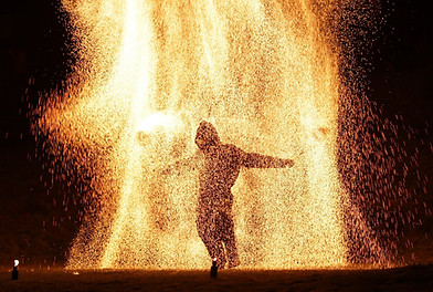 Charcoal Poi-Elemental Fire-Bayern