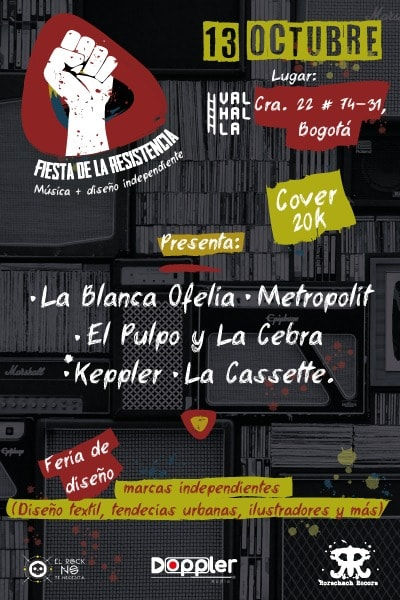 Fiesta de la resistencia de El rock no te necesita.