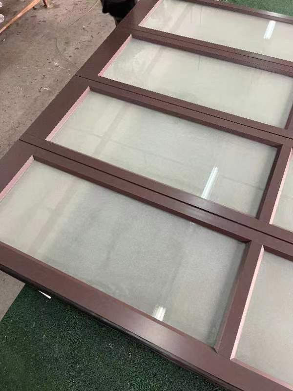 Thumbnail: 16' x 7' Aluminum Glass Garage Door