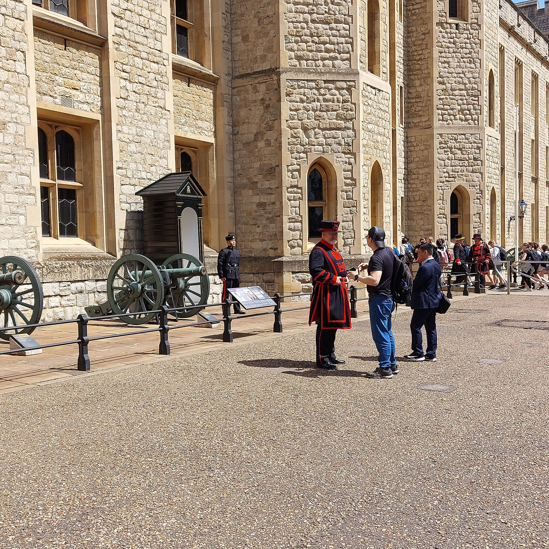 Outside Crown Jewels - Tower of London