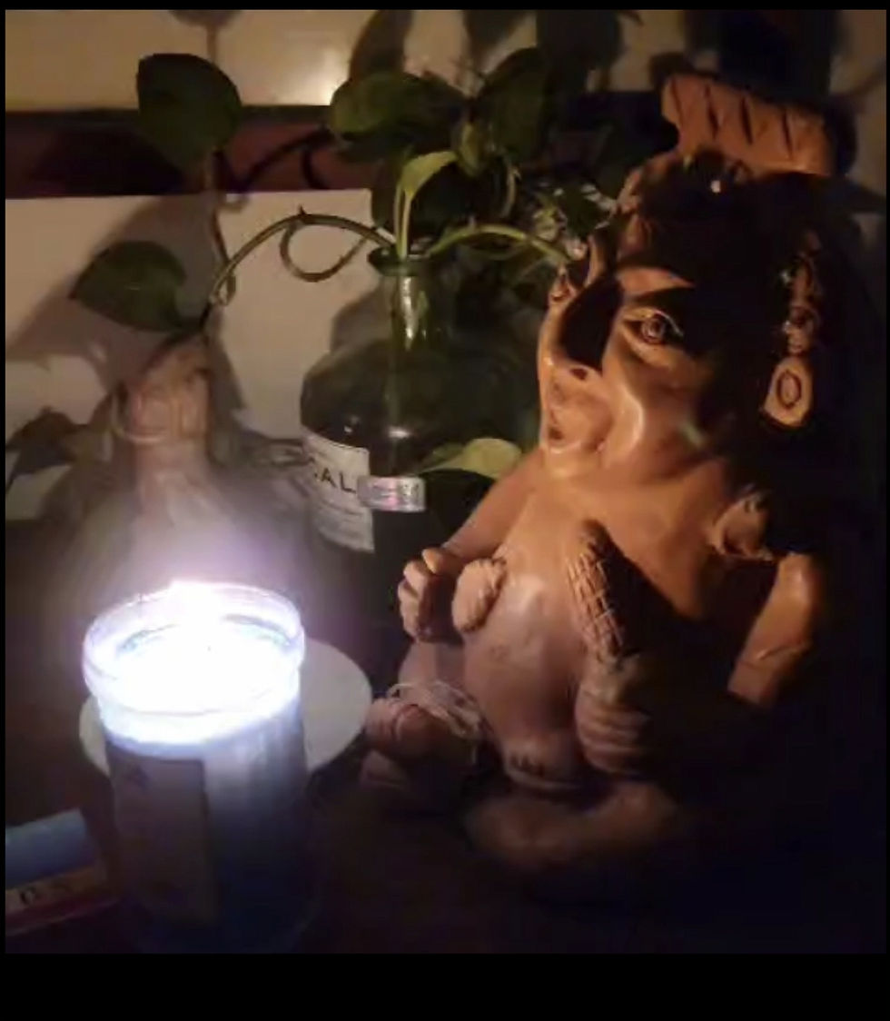 Talking to a Mayan Magical Being