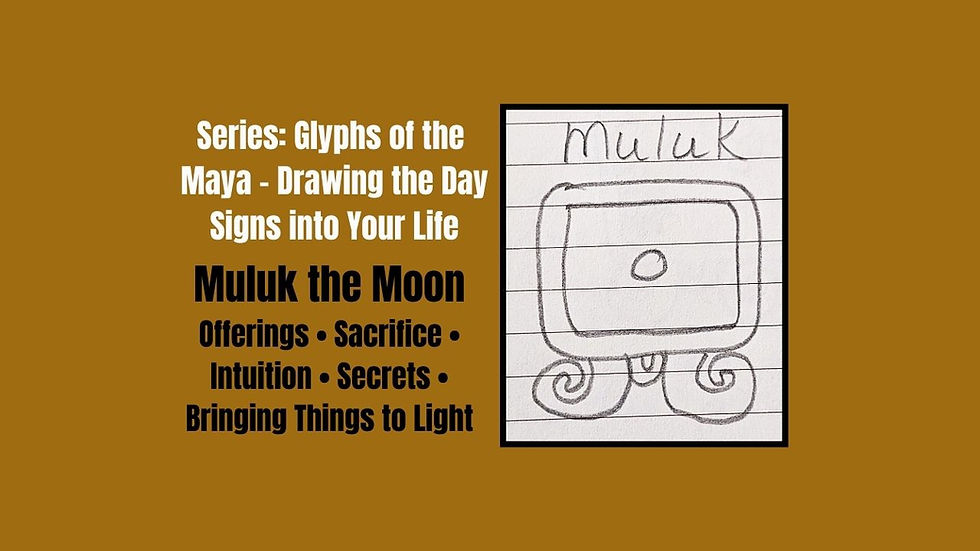 Mayan glyph for Muluk